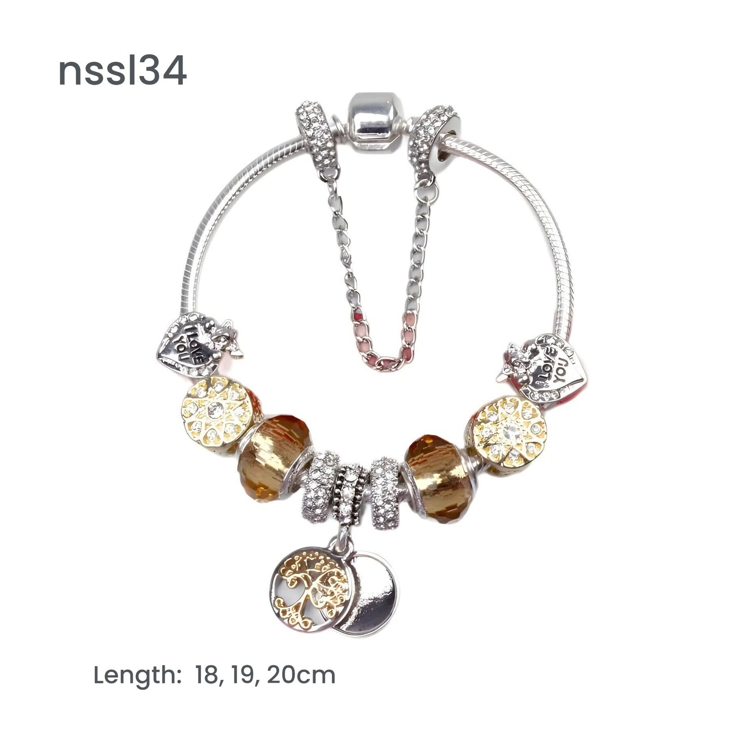 11 Styles Charm Bracelets Set,Colorful Alloy & Glass Beaded Bracelets, Buy 2 for Better Price(double) - Image 4