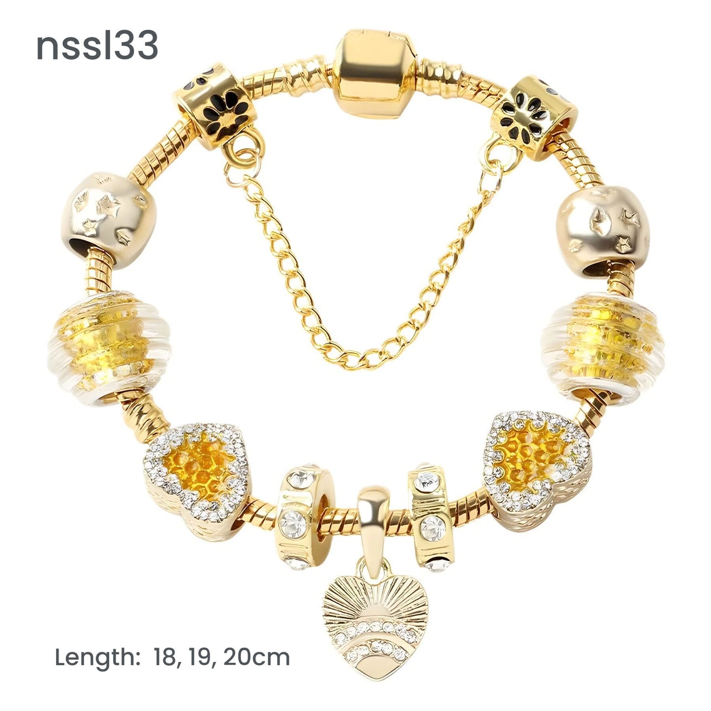 11 Styles Charm Bracelets Set,Colorful Alloy & Glass Beaded Bracelets, Buy 2 for Better Price(double) - Image 9