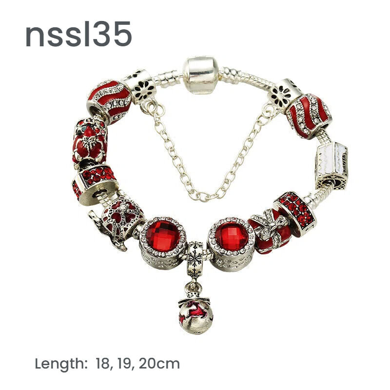 11 Styles Charm Bracelets Set,Colorful Alloy & Glass Beaded Bracelets,Buy 3 for Better Price(triple) - Image 2