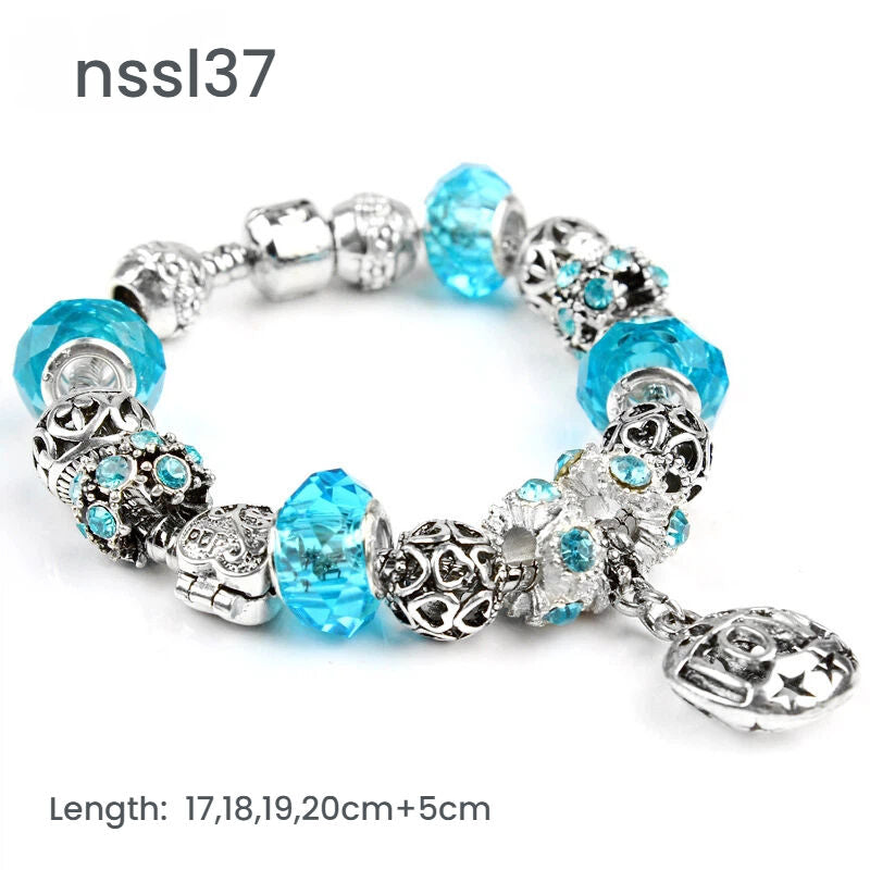 11 Styles Charm Bracelets Set,Colorful Alloy & Glass Beaded Bracelets,Buy 3 for Better Price(triple) - Image 5