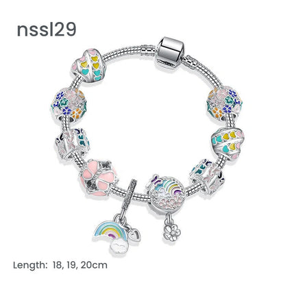 11 Styles Charm Bracelets Set,Colorful Alloy & Glass Beaded Bracelets,Buy 3 for Better Price(triple) - Image 7