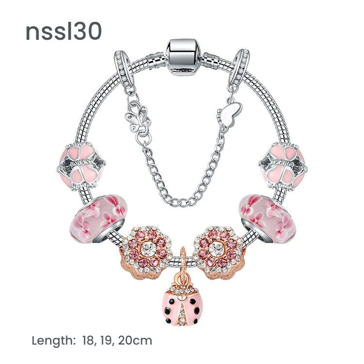 11 Styles Charm Bracelets Set,Colorful Alloy & Glass Beaded Bracelets,Buy 3 for Better Price(triple) - Image 8