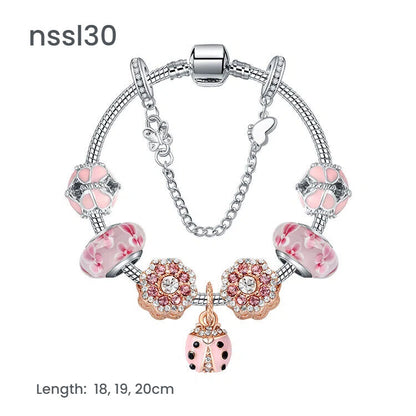 11 Styles Charm Bracelets Set,Colorful Alloy & Glass Beaded Bracelets,Buy 3 for Better Price(triple) - Image 8