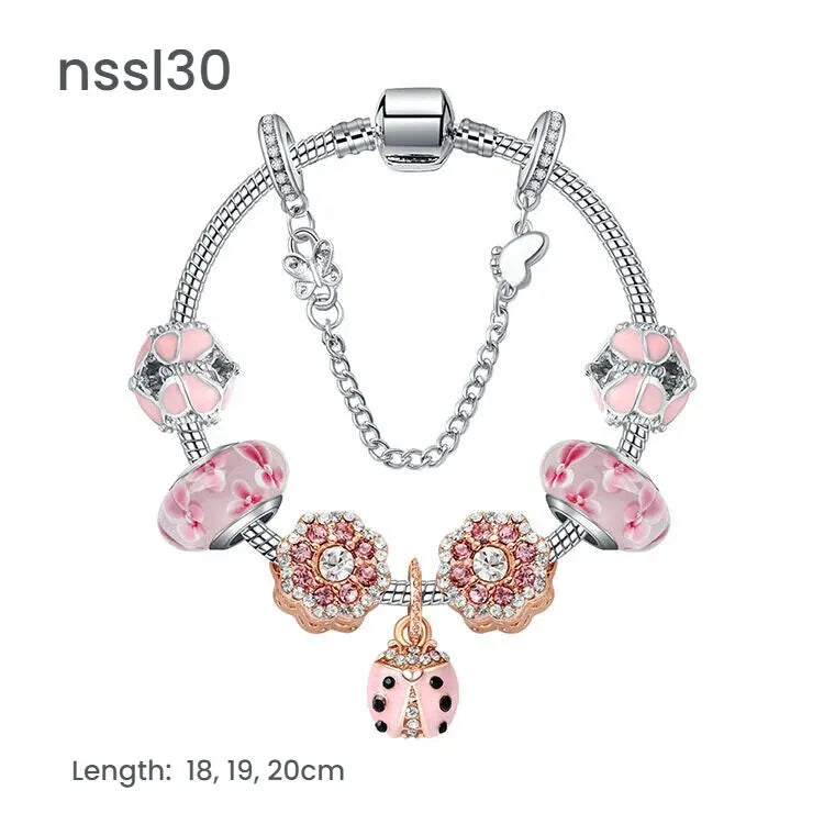 11 Styles Charm Bracelets Set,Colorful Alloy & Glass Beaded Bracelets,Buy 3 for Better Price(triple) - Image 8