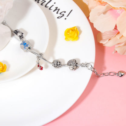 Cartoon Punk Spider-Man Themed Rhinestone Bracele(18cm) - Image 4