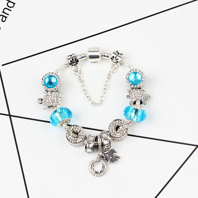 Combo Deal: Tortoise Bead, Purple Floral, Blue Starry Sky Bracelets - Mix & Match,Buy 3 for Better Price(triple-20cm) - Image 3