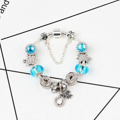 Combo Deal: Tortoise Bead, Purple Floral, Blue Starry Sky Bracelets - Mix & Match,Buy 3 for Better Price(triple-20cm) - Image 3