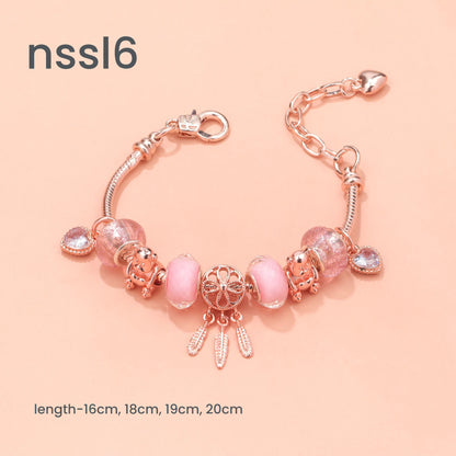 10 Styles Charm Bracelets Set: Colorful Alloy & Glass Beaded Bracelets,Buy 3 for Better Price(triple) - Image 5