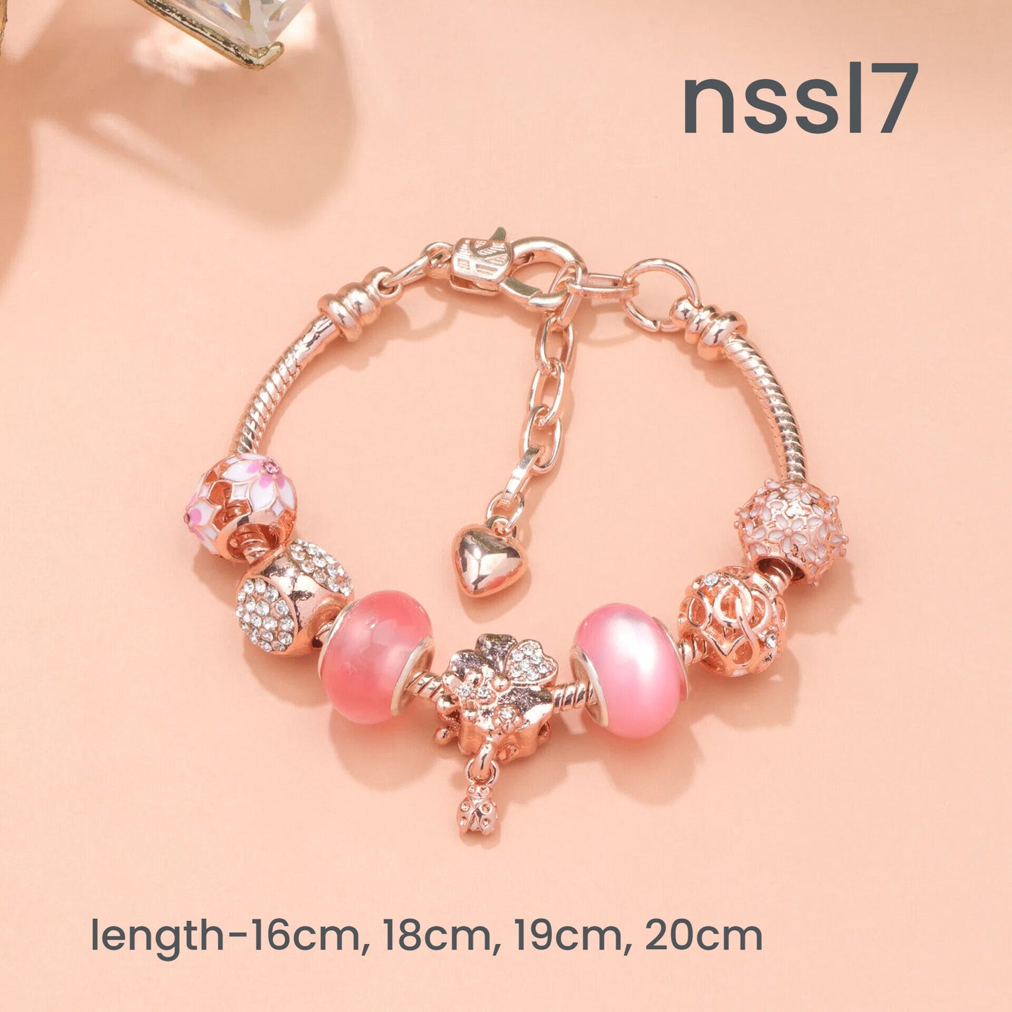 10 Styles Charm Bracelets Set: Colorful Alloy & Glass Beaded Bracelets,Buy 3 for Better Price(triple) - Image 6