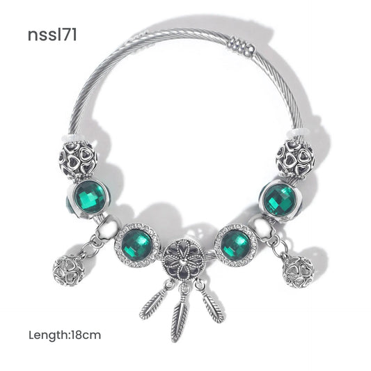 Charm Bracelets Mix & Match Offer: 10 Styles in Light Luxury/Retro/Ethnic, Discount on 2(double)