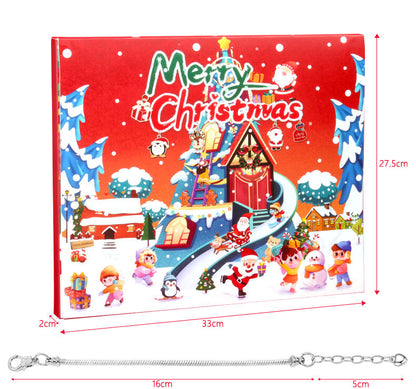 Christmas DIY Jewelry & Craft Advent Calendar(planes-3D-Puzzle-jewelry,33*27.5*6cm) - Image 3