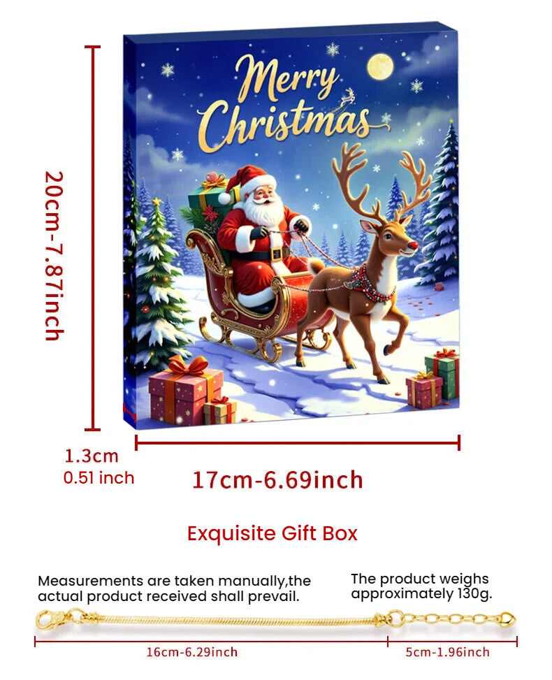 Christmas DIY Jewelry & Craft Advent Calendar(
YD-08,20*17*1.3cm) - Image 4