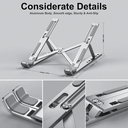 NNEOBA Portable Aluminum Laptop Stand - Image 2