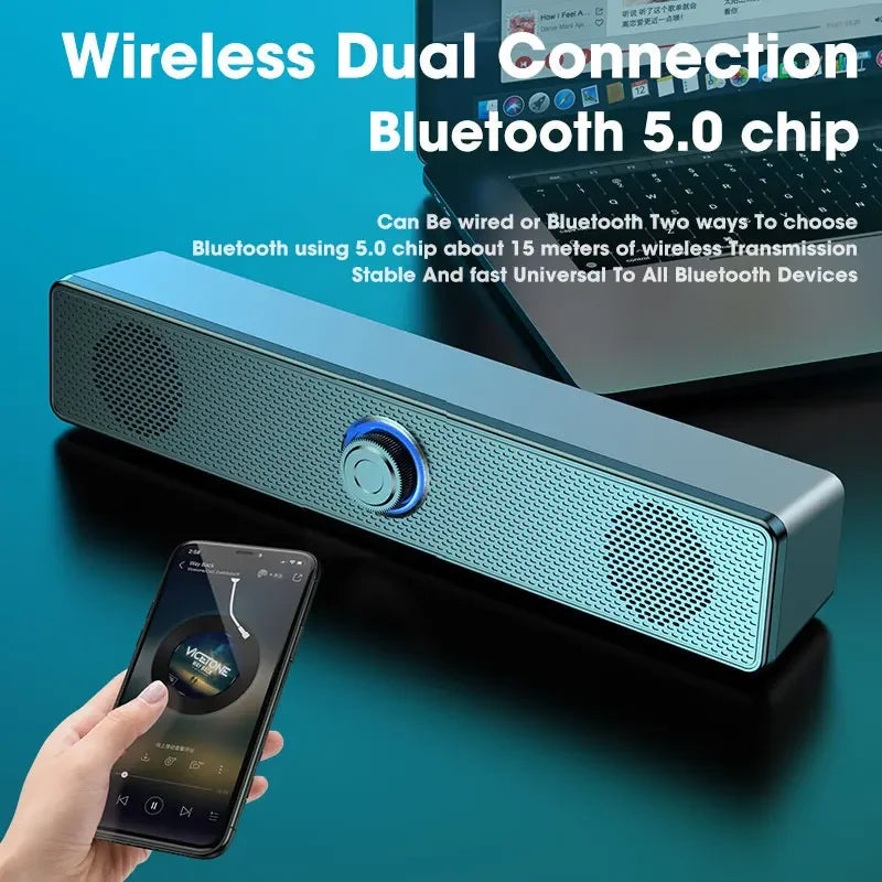 NNEOBA PC Soundbar Wired Speaker - Image 2