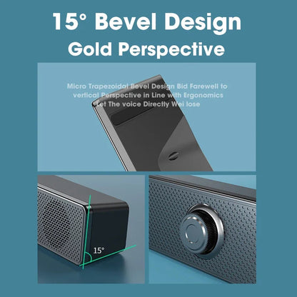 NNEOBA PC Soundbar Wired Speaker - Image 3