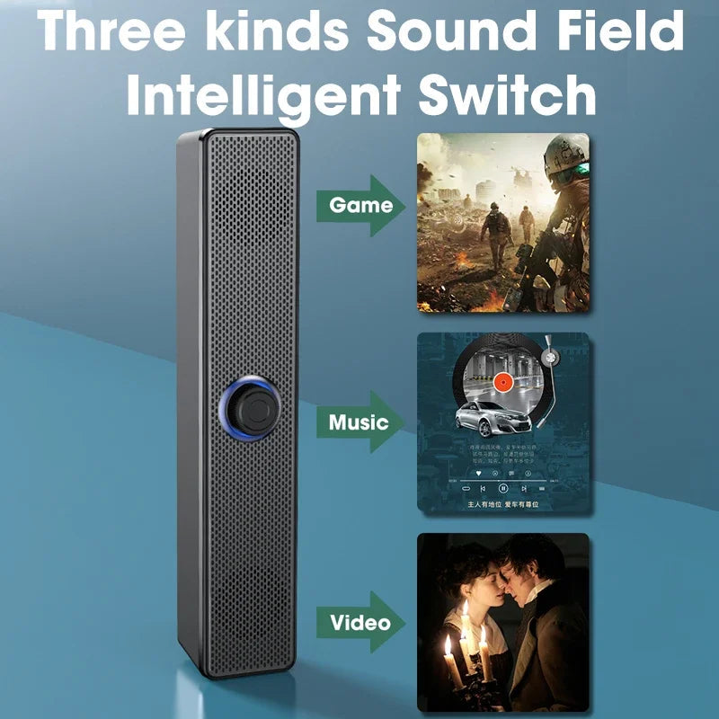 NNEOBA PC Soundbar Wired Speaker - Image 4