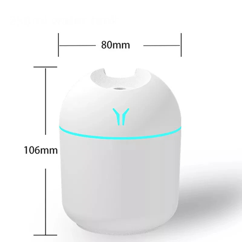 NNEOBA 250ML Mini Aroma Oil Diffuser & Humidifier with LED Night Lamp - Image 2