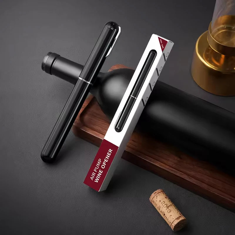 NNEOBA Portable 2-in-1 Air Pressure Corkscrew and Foil Cutter - Image 4