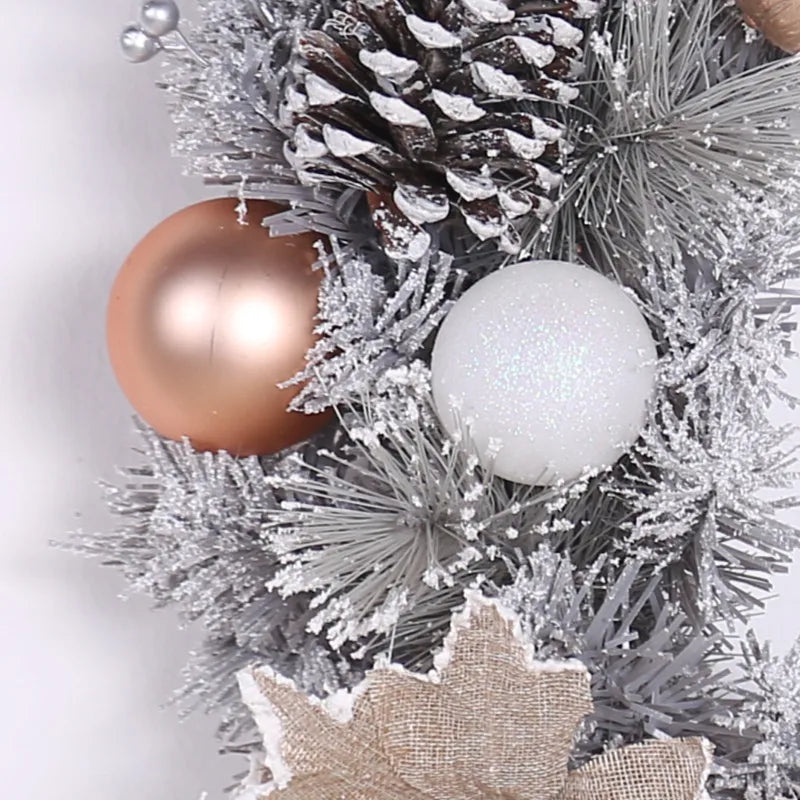 Pine Cone Christmas Wreath Home Decoration - Image 3