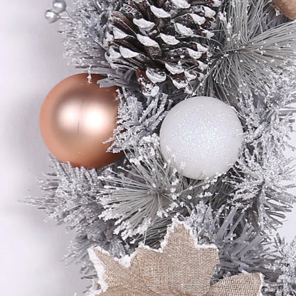 Pine Cone Christmas Wreath Home Decoration - Image 3