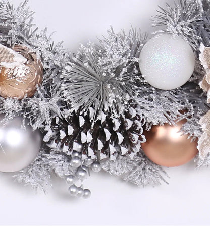 Pine Cone Christmas Wreath Home Decoration - Image 4