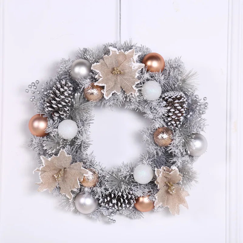Pine Cone Christmas Wreath Home Decoration - Image 5