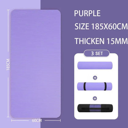 Thickened Anti-Slip Yoga Mat Exercise Pilates Foam Mat - Image 6