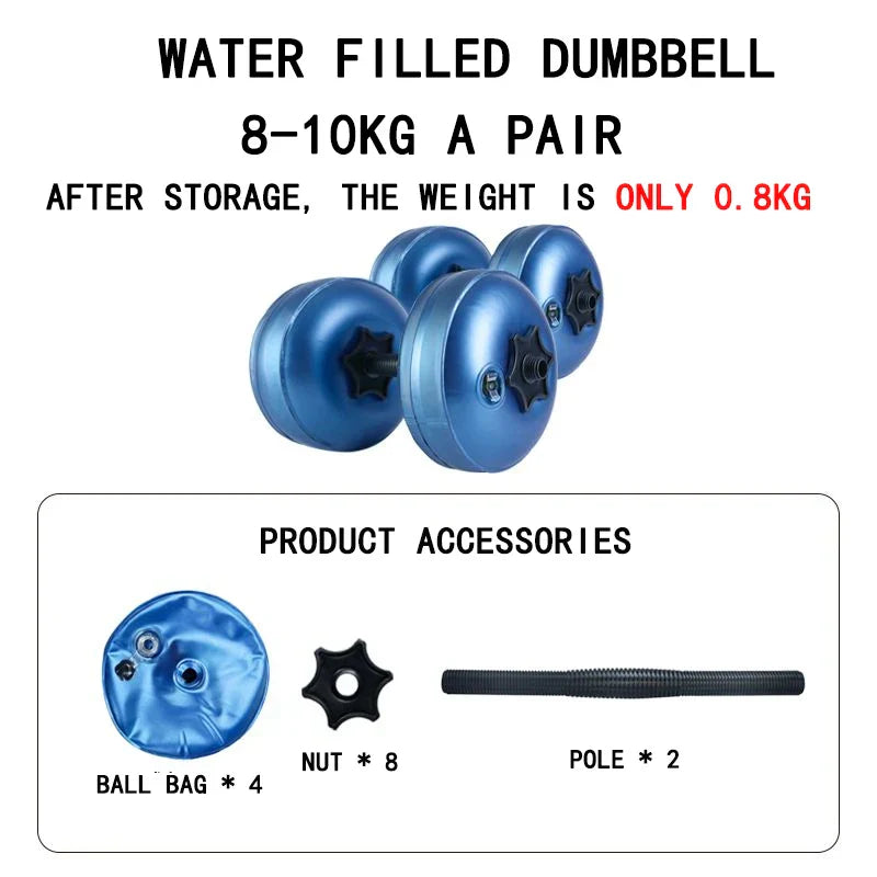 Adjustable Water-Filled Dumbbell Set - Image 5