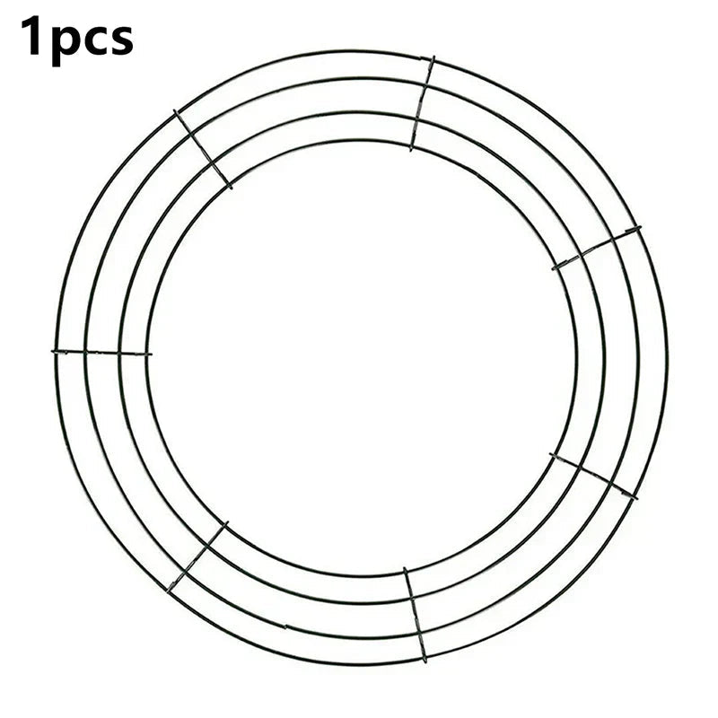 Metal Wreath Round Iron Ring For Christmas - Image 7