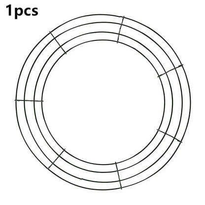 Metal Wreath Round Iron Ring For Christmas - Image 7
