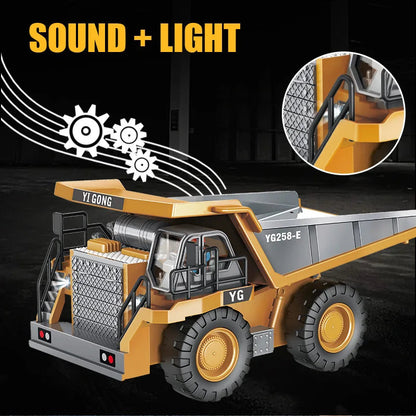 Rc Alloy Dump Truck Engineering Vehicle For Boys - Image 5