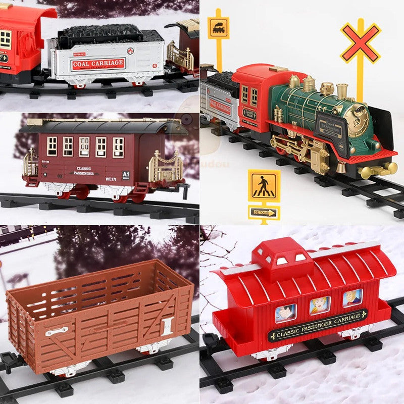 RC Track Train Set with Steam Effect - Image 2