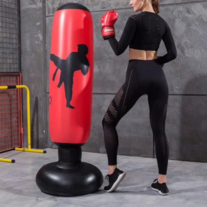 160cm Inflatable Boxing Bag for Kids and Adults - Image 2
