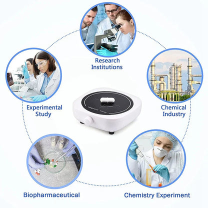 Mini Magnetic Stirrer 4000RPM Portable Mixer White - Image 7