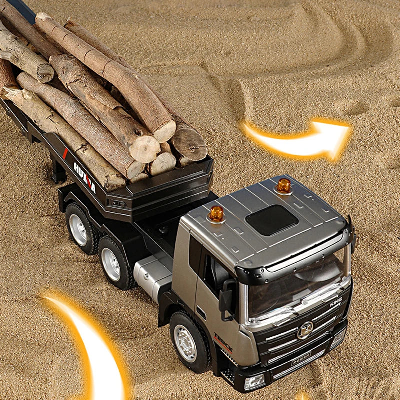 Rc Flat Truck 9-Channel Alloy Remote Control Trailer - Image 6