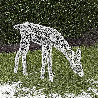 Lighted Christmas Deer Reindeer Family With Led Lights - Image 7