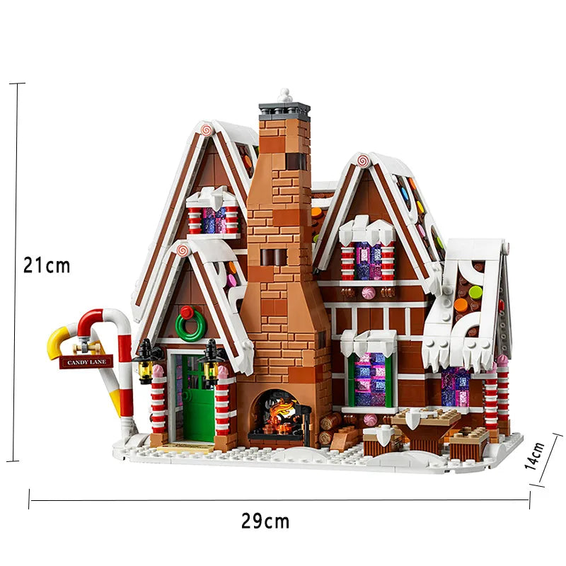 Santa Claus Gingerbread House Building Blocks - Image 2