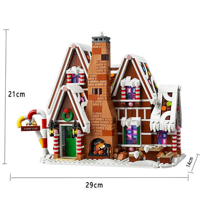 Santa Claus Gingerbread House Building Blocks - Image 2