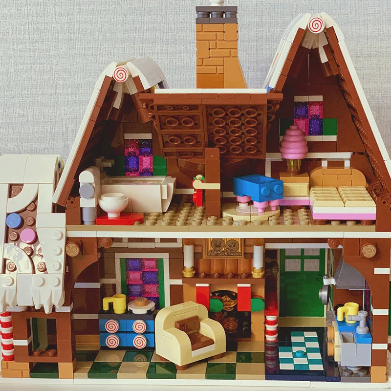 Santa Claus Gingerbread House Building Blocks - Image 5