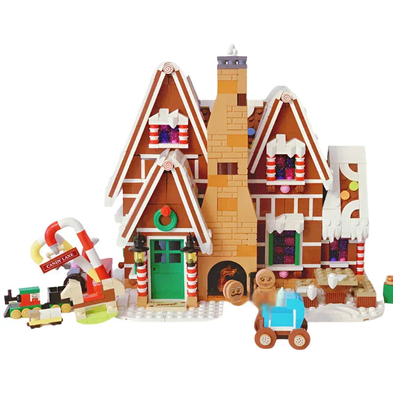Santa Claus Gingerbread House Building Blocks - Image 6