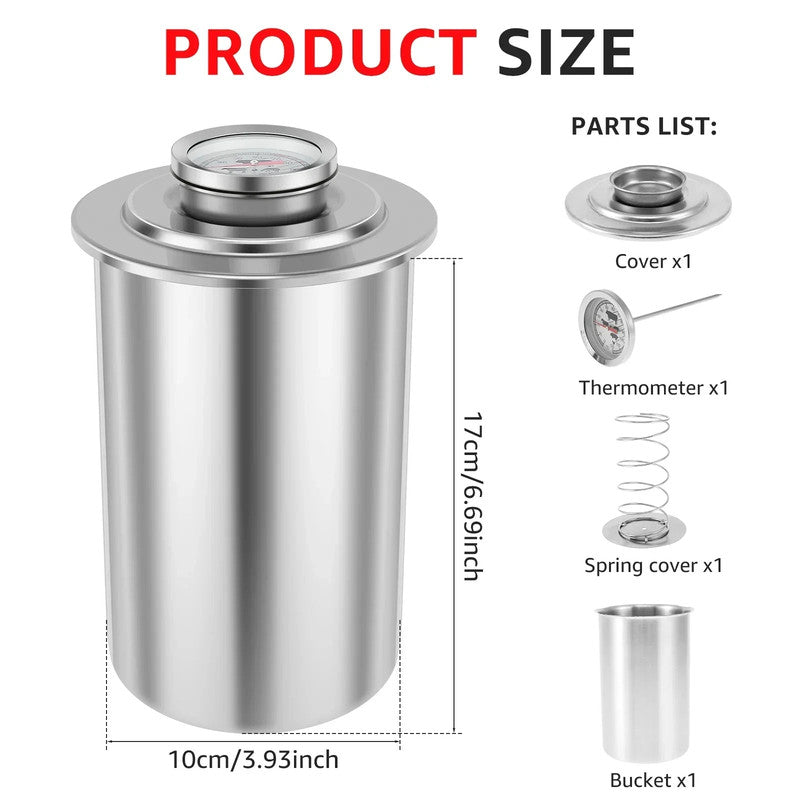 Stainless Steel Ham Maker with Thermometer - Image 2
