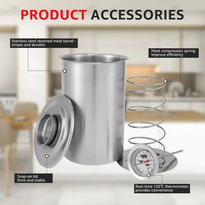 Stainless Steel Ham Maker with Thermometer - Image 7
