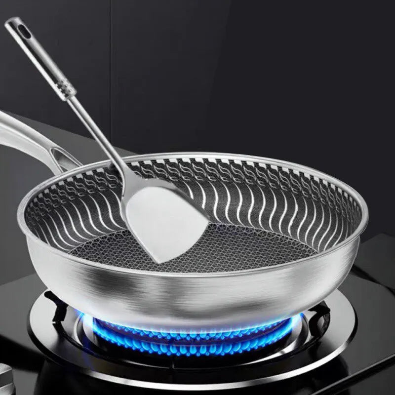 Tri-Ply 316 Frying Pan 32cm Double-Sided - Image 6