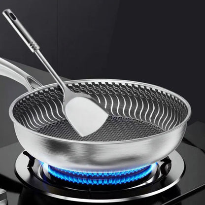 Tri-Ply 316 Frying Pan 32cm Double-Sided - Image 6