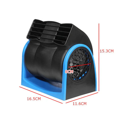 12V Adjustable Car Air Conditioning Fan Dual Speed - Image 5