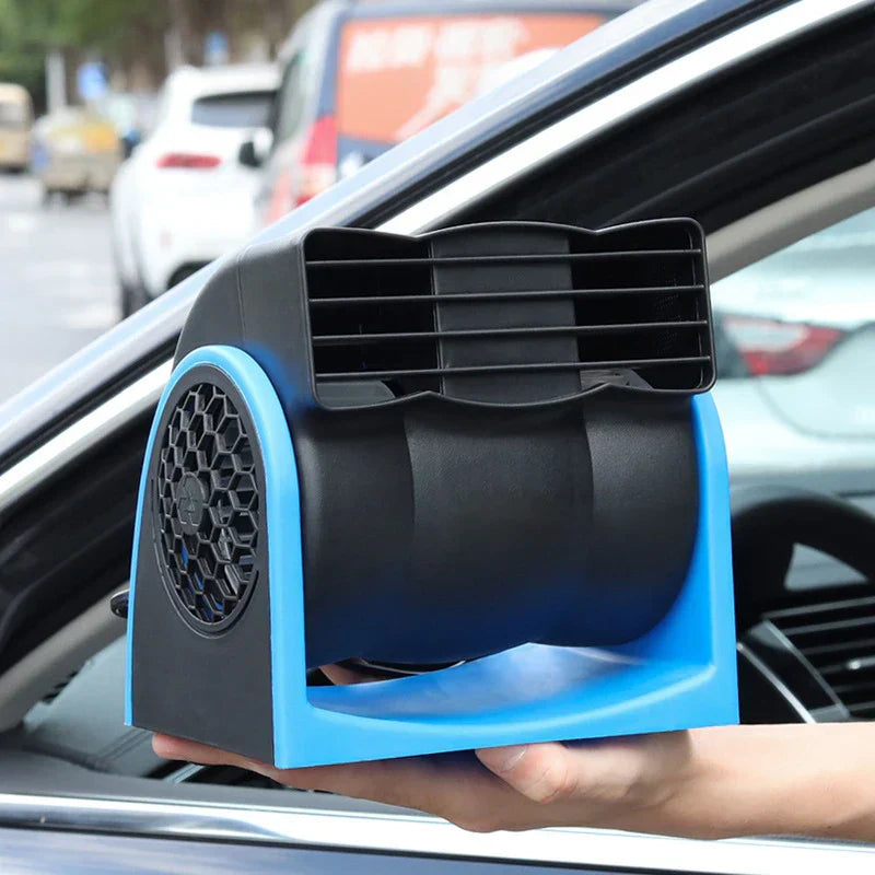 12V Adjustable Car Air Conditioning Fan Dual Speed - Image 6