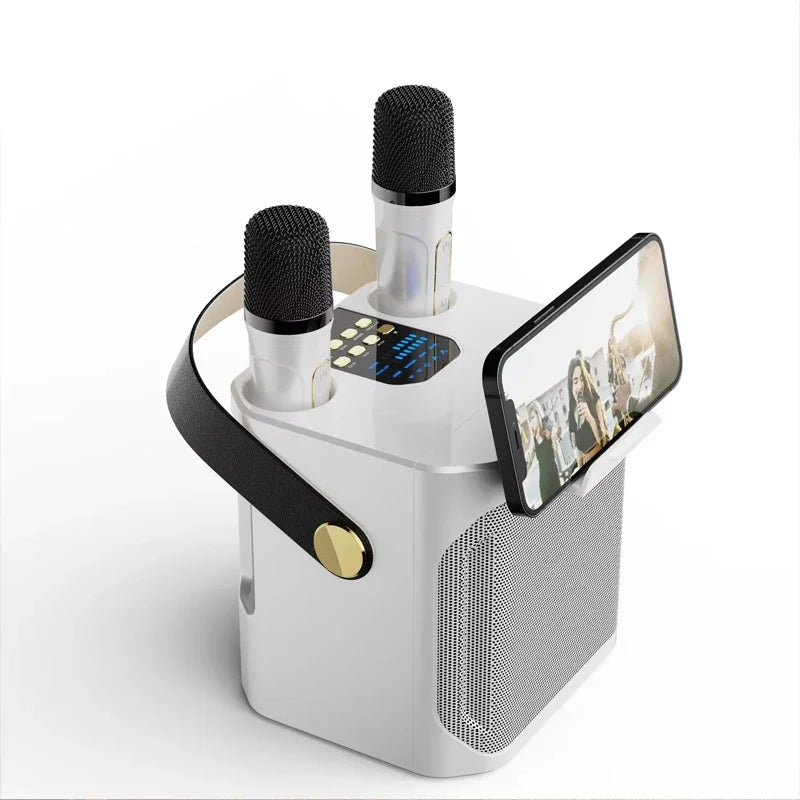 High Power Karaoke Bluetooth Speaker With Dual Microphone - Image 3