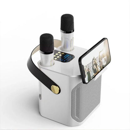 High Power Karaoke Bluetooth Speaker With Dual Microphone - Image 3