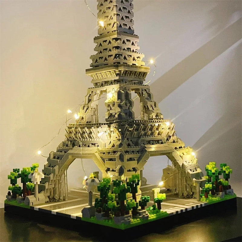 LED Eiffel Tower Micro Mini Building Blocks Set - Image 3