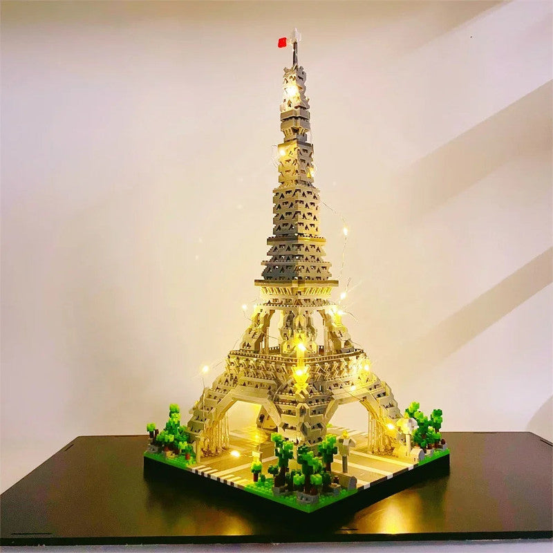 LED Eiffel Tower Micro Mini Building Blocks Set - Image 5